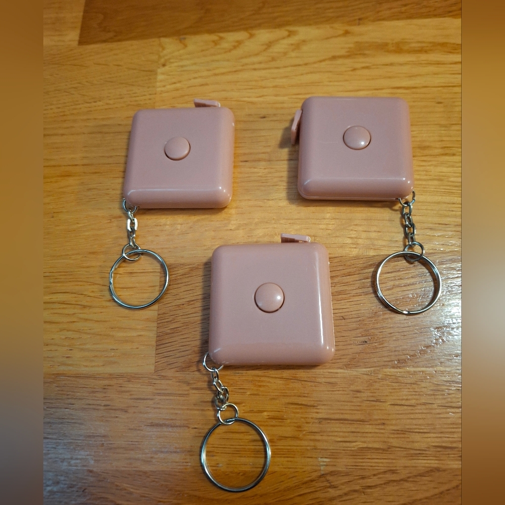 Three Retractable Tape Measure Key Chains - Picture 2 of 9